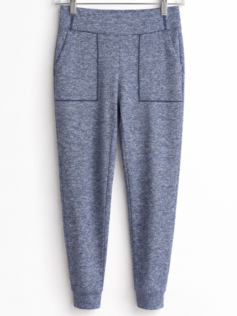 Athleta Girl SoftLuxe Jogger Pants Girls M 8-10 Blue Heather Athletic Lounge
